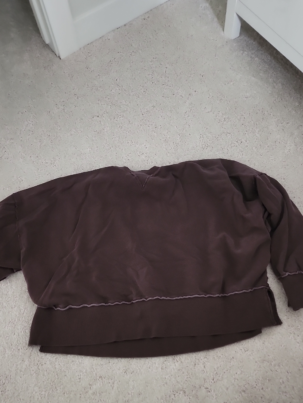 American Eagle Outfitters Brown Logo Tag Sweatshirt